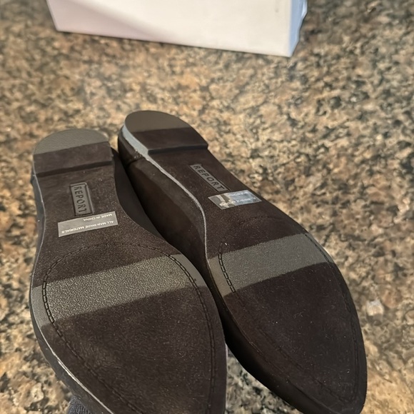 Report bell black pointed toe lace up ballet NIB 8.5 - Picture 6 of 8